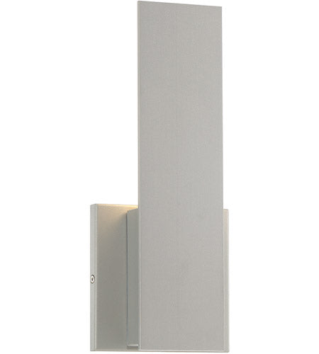 Eurofase Lighting 42707-028 Annette 1 Light 12 inch Silver Outdoor LED Wall Sconce Light