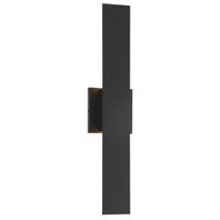 Eurofase Lighting 42708-018, Annette 1 Light 23 inch Satin Black Outdoor LED Wall Sconce
