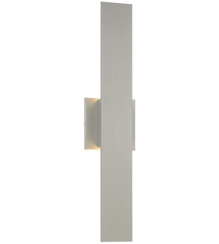 Eurofase Lighting 42708-025, Annette 1 Light 23 inch Silver Outdoor LED Wall Sconce
