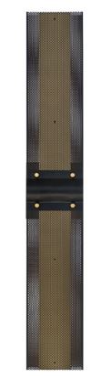 Eurofase Lighting 42711-018 LED Admiral 1 Light 31 inch Outdoor Wall Sconce Light Black and Gold Finish