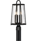 Eurofase Lighting 42723-011, Daulle 4 Light 20 inch Satin Black Outdoor Post Light