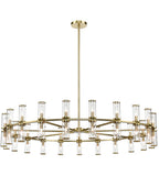 Alora Lighting CH309042NBCG Revolve 42 Light 60 inch Chandelier Ceiling Light Brass Finish