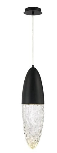 Eurofase Lighting 43857-025 Ecrou 1 Light 6.50 inch Pendant Ceiling Light Black Finish