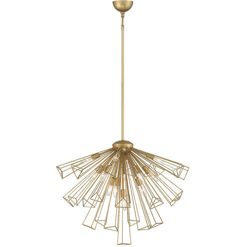 Eurofase Lighting 43863-027 Dendelio 13 Wide Ceiling Pendant Chandelier Light, Gold Finish