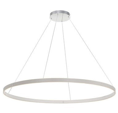 Eurofase Lighting 43899-036 Verdura 1 Light 60 inch Round Chandelier Ceiling Light Grey Finish