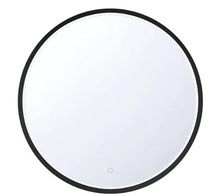 Eurofase Lighting 44279-011 Cerissa LED 1 Light 30 inch Wall Mirror Light Black Finish