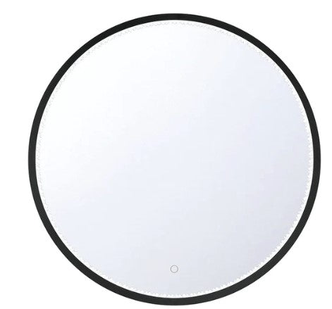 Eurofase Lighting 44279-011 Cerissa LED 1 Light 30 inch Wall Mirror Light Black Finish
