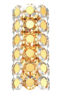 Eurofase Lighting 44283-023 Perrene 2 Light 9 inch Sconce Wall Light Gold Finish