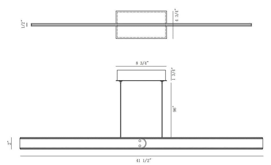 Eurofase Lighting 44298-029 Verdura 1 Light 0.50 inch Chandelier Ceiling Light Grey Finish
