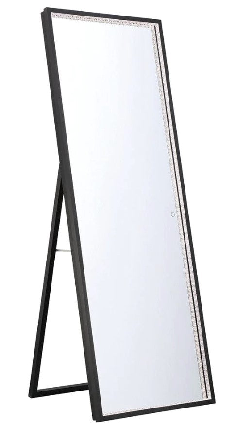 Eurofase Lighting 44369-019 Cerissa 65 inch x 24 inch 1 light LED Wall Mirror Light Black Finish