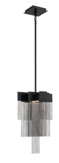 Eurofase Lighting 44370-015 Bloomfield 2 Light 8 inch LED Mini Pendant Light Black Finish