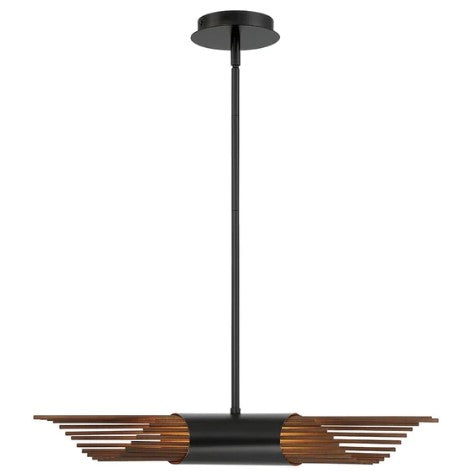 Eurofase Lighting 44478-018 Umura 2 Light 4.5 inch LED Chandelier Ceiling Light Black Finish