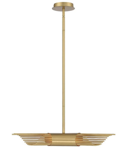 Eurofase Lighting 44478-028 Umura 2 Light 4.5 inch LED Chandelier Ceiling Light Gold Finish