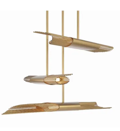 Eurofase Lighting 44751-026 Umura 52" LED Chandelier Light, Gold Finish