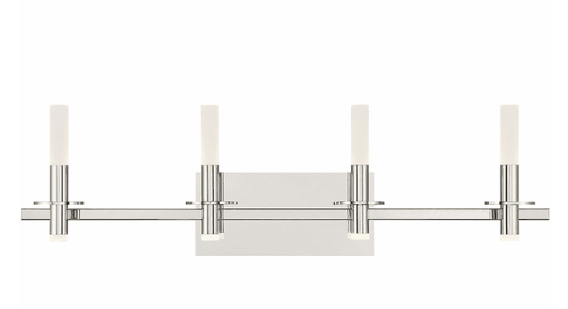 Eurofase Lighting 45235-023 Torna 35.5 inch Contemporary Style 4-LED Bath Vanity Wall Light, Polished Nickel Finish