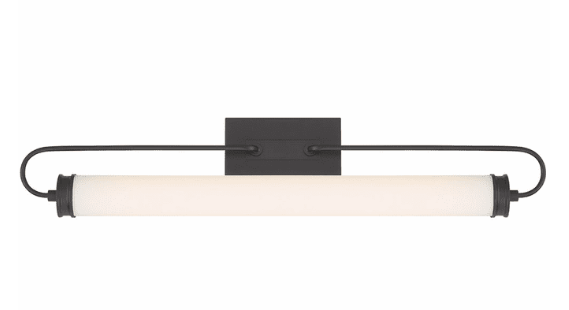 Eurofase Lighting 45357-022 Tellie 35 inch Modern LED Bath Bar Vanity Wall Light, Black Finish