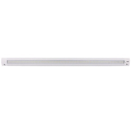 Westgate UC-ADJ-40W 16W LED linear undercabinet light, 39.37 inches, white aluminum housing, clear acrylic lens.