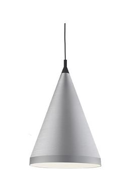 Lighting 492722-BN/BK LED Dorothy 1 Light 22 inch Pendant Ceiling Light Brushed Nickel and Black Finish