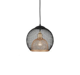 Kuzco Lighting 494412-BK/GD LED Gibraltar Pendant Ceiling Light 120V Black/Gold Finish