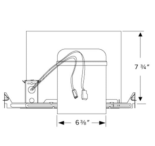 ELCO 6″ 0-10V New Construction 2-Hour Fire Rated Dedicated LED Housings 2-BuyRite Electric
