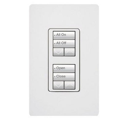 Lutron RRD-W2RLD RadioRA 2 Wall-mount Designer keypad dual group 2-button with dual raise/lower 120 VAC