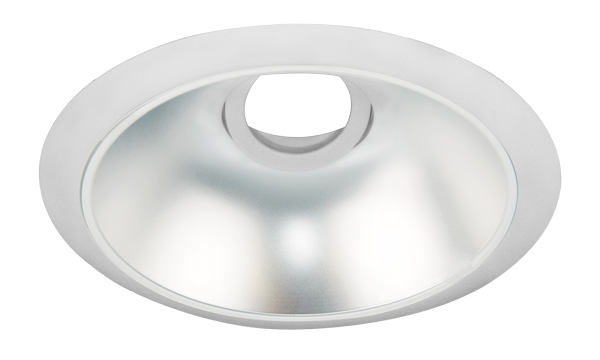 Elco Lighting ELK629HW Flexa™ 6 Inch Adjustable Round Reflector Trim for Koto™ Module with Haze Reflector w/White Ring