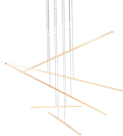 Kuzco Lighting MP18205-BG Vega Minor LED Multi Light Pendant Light 120V Brushed Gold Finish