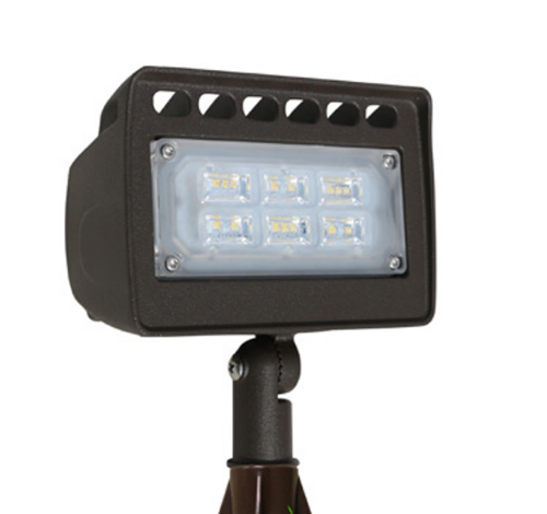 Westgate 6W Led Wall Wash Lights 120~277V AC/DC - Dark Bronze - BuyRite Electric