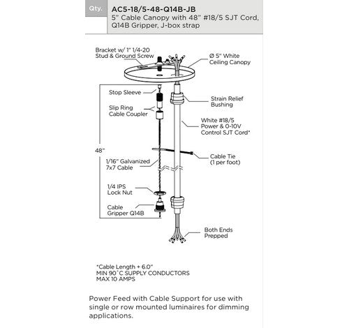 CREE LED Lighting CS14-22L-40K-10V 48" 22W 1" x 4' LED Luminaire Dimmable 4000K - BuyRite Electric