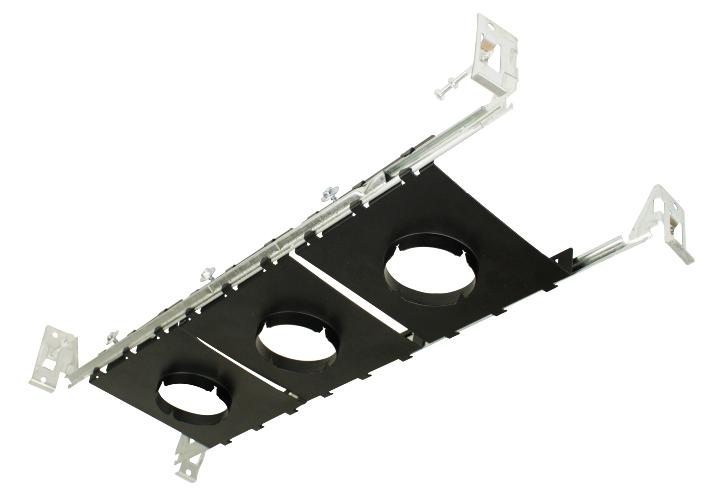 ELCO Lighting E2LF1-M3 New Construction Multiple Frame for Teak Recessed Multiple Cutout Plaster Frame 3 Set- BuyRite Electric