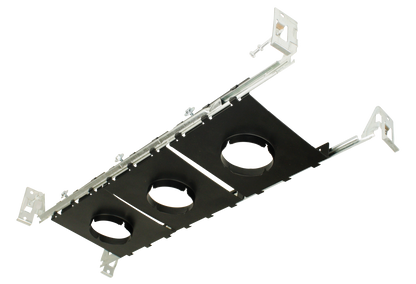 ELCO Lighting E2LF1-M3 New Construction Multiple Frame for Teak Recessed Multiple Cutout Plaster Frame 3 Set- BuyRite Electric