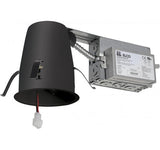 ELCO Lighting E4LRC08D 4 inch Cedar System Contemporary Non-IC Remodel Recessed Lighting Housing with Driver 850 Lumens (120/277V Triac/ELV/0-10V)