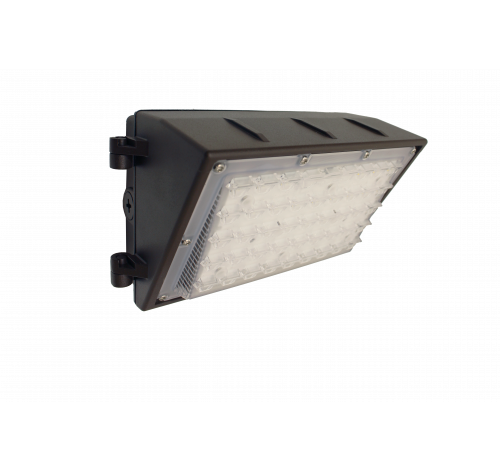 Westgate WML2-50W-40K-SM 50W Small Dark Bronze LED Non-cutoff Wall Pack With Optic Lens 4000K 120~277V AC