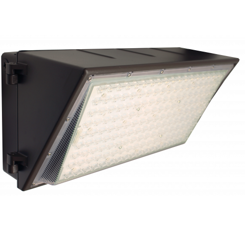 Westgate WML2-150W-50K-LG 150W Large Dark Bronze LED Non-cutoff Wall Pack With Optic Lens 5000K 120~277V AC