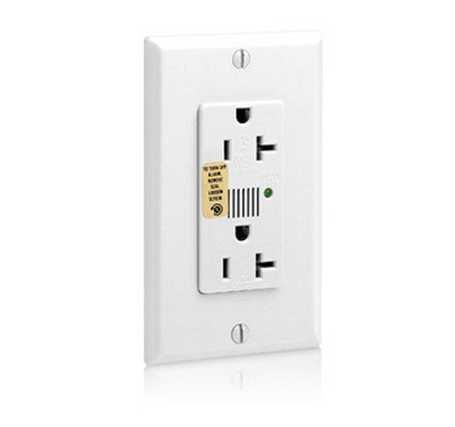 Leviton 7380 Decora Plus Surge Protective Duplex Receptacle Outlet 125V AC WH - BuyRite Electric