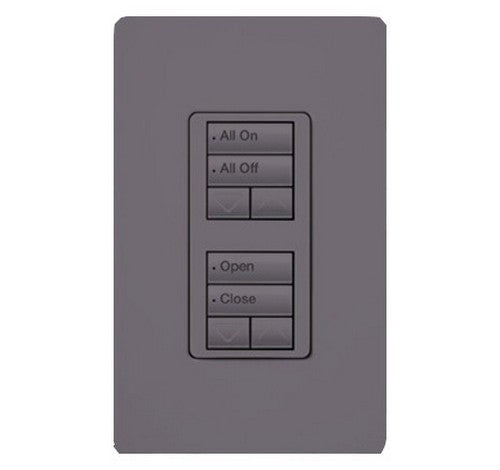Lutron RRD-W2RLD RadioRA 2 Wall-mount Designer keypad dual group 2-button with dual raise/lower 120 VAC