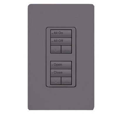 Lutron RRD-W2RLD RadioRA 2 Wall-mount Designer keypad dual group 2-button with dual raise/lower 120 VAC