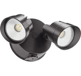 Lithonia Lighting OVFL 20W 2-Head LED Security Floodlight 120V