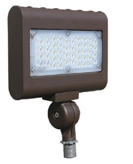 Westgate LF3-HL-50W-40K-D-KN 50 Watt LED High Lumen LF3 Flood/Area Light Fixture with Knuckle Mount Bronze Finish 4000K 120-277V