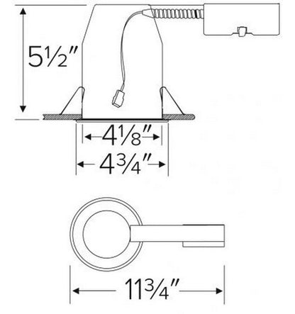 ELCO Lighting E4LRC 4 Inch Cedar System Non-IC Remodel Housing - BuyRite Electric