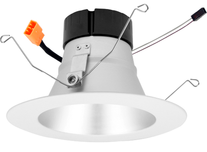 ELCO Lighting EL69540DHW 6 Inch 0-10V LED Inserts Haze with White Ring Finish 4000K 1500 lm