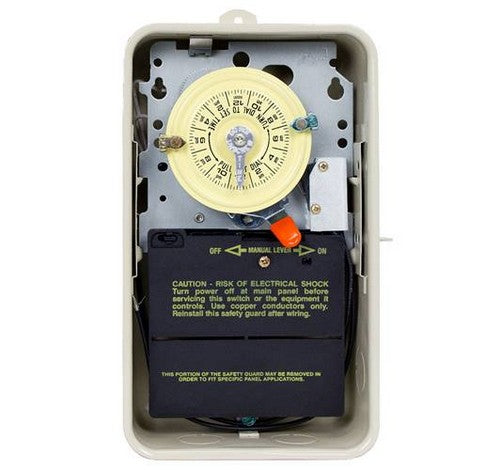Intermatic T101R201 24-Hour Mechanical Time Switch In Enclosure With Pool Heater Protection - BuyRite Electric