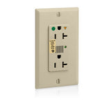 Leviton 8380 Decora Plus Surge Protective Isolated Ground Duplex Receptacle Outlet, Heavy-Duty Hospital Grade 125V AC