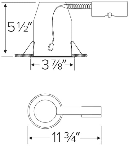 ELCO Lighting E3LRCXXX 3″ Non-IC Airtight Remodel Housing - BuyRite Electric