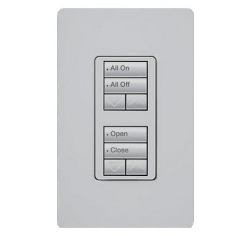 Lutron RRD-W2RLD RadioRA 2 Wall-mount Designer keypad dual group 2-button with dual raise/lower 120 VAC