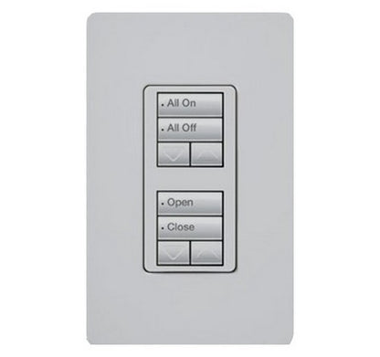 Lutron RRD-W2RLD RadioRA 2 Wall-mount Designer keypad dual group 2-button with dual raise/lower 120 VAC