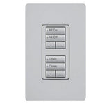 Lutron RRD-W2RLD RadioRA 2 Wall-mount Designer keypad dual group 2-button with dual raise/lower 120 VAC