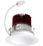 ELCO Lighting E414C0835W 4 Inch LED Light Engine with Baffle Trim White Finish 850 Lumens 3500K
