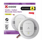 Kidde 900-CUDR-V Firex Battery Powered Combination Smoke and Carbon Monoxide Detector with Voice Alarm, 4pk