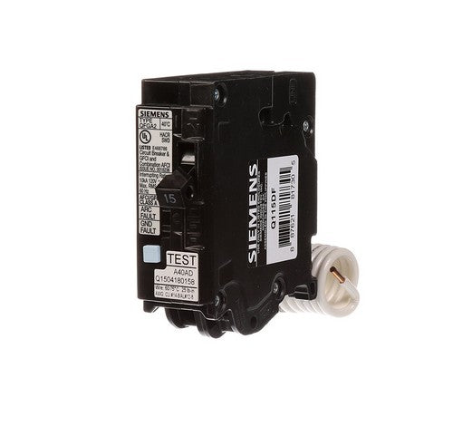 Siemens Q115DF 15-Amp AFCI / GFCI Dual Function Circuit Breaker - BuyRite Electric